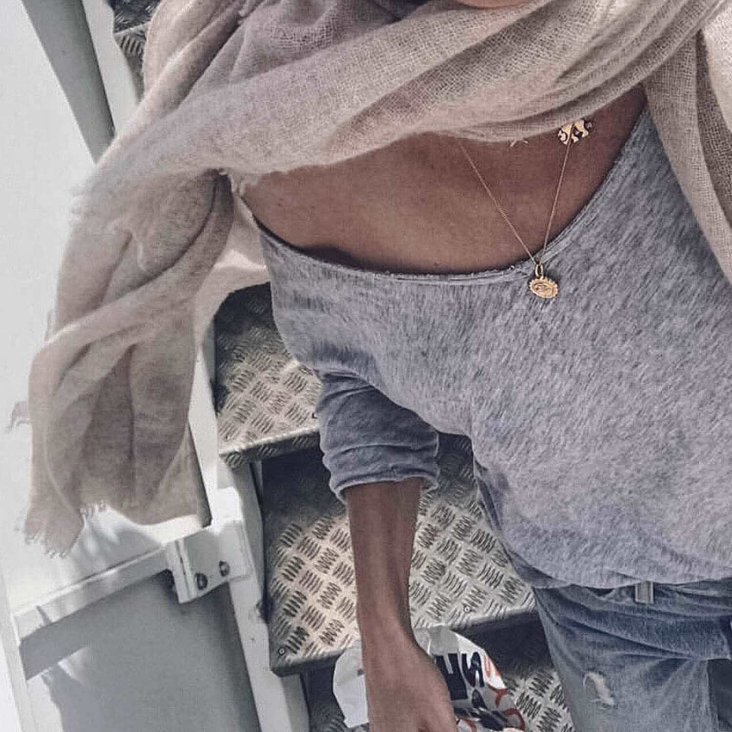 Bianca Jones Compass Pendant in Silver or Gold Vermeil - Navigational jewellery