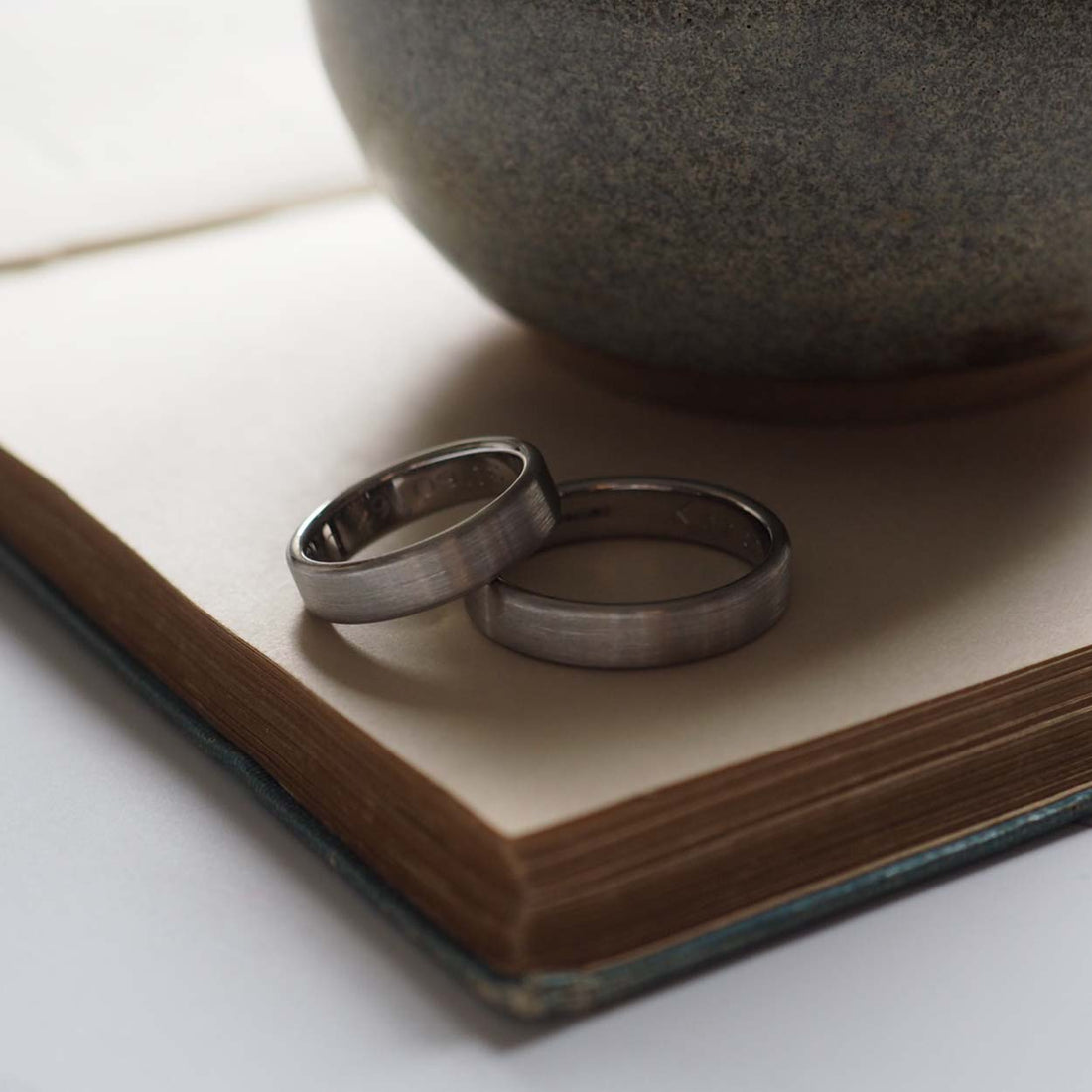 Bianca Jones handcrafted Platinum Wedding Band from London, Customisable in Various Widths and Profiles