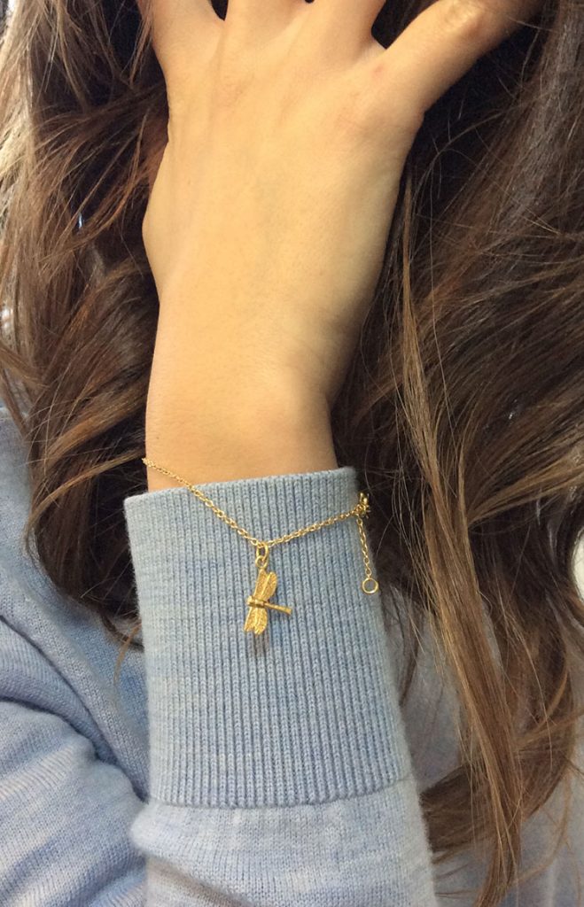Dragonfly Necklace, a sign of happiness