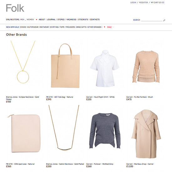 Bianca Jones Now Stocked at FOLK Women, Both Online and In-Store