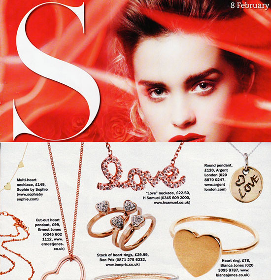 Bianca Jones’ Love Heart Ring in silver and gold vermeil, featured in the Sunday Express Valentine’s gift guide, showcasing a beautiful and timeless heart-shaped design.