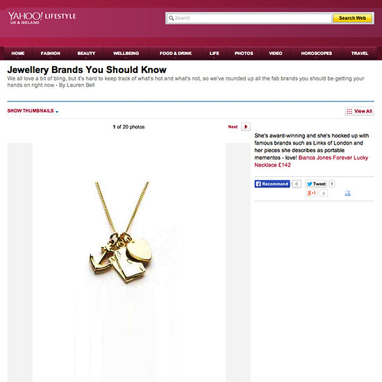 Jewellery brands to know : YAHOO! Lifestyle
