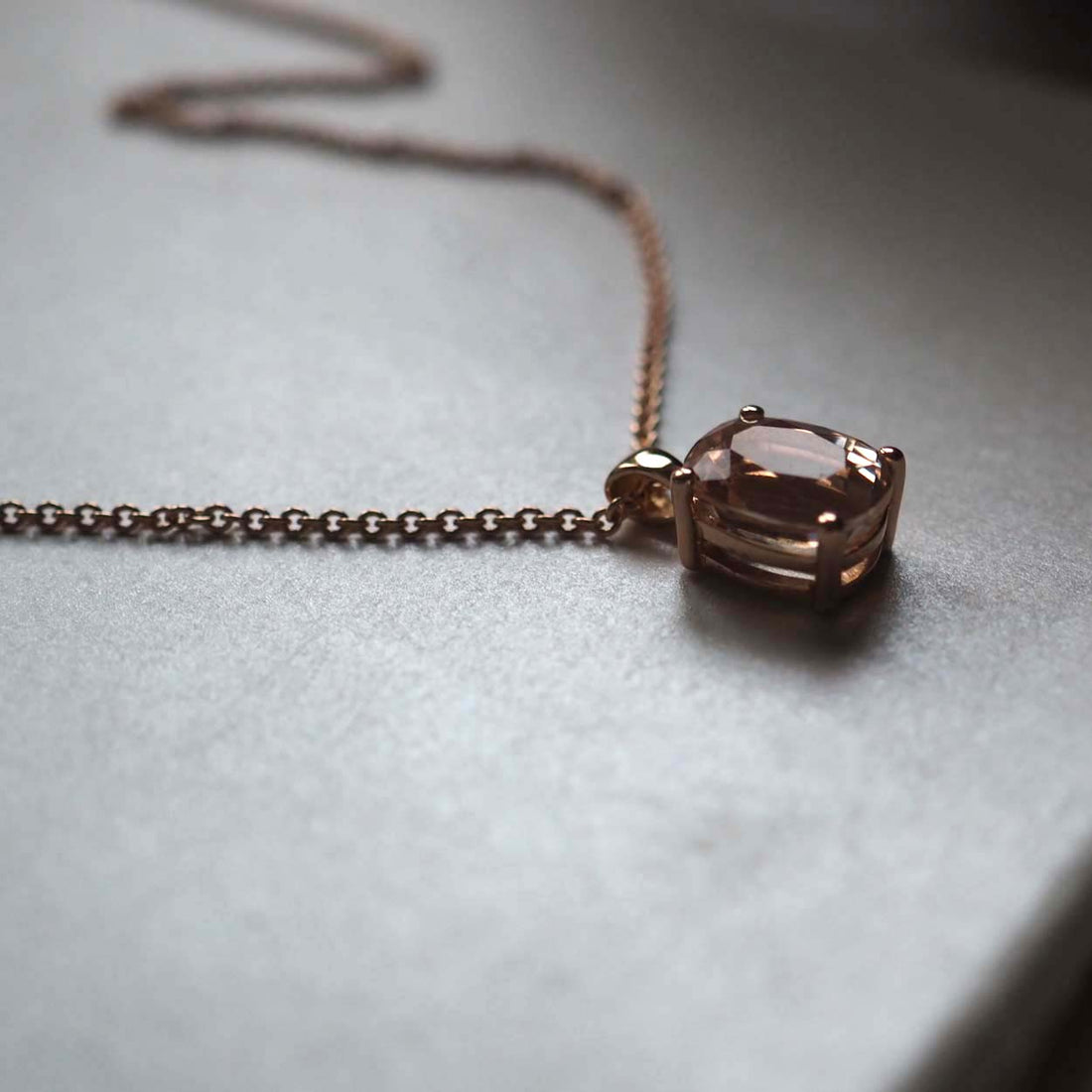 Bianca Jones Custom Semi-Precious Stone Pendant in Choice of Metals: Yellow Gold, Platinum, White Gold