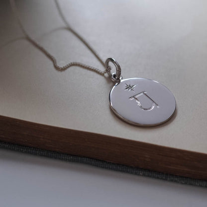 Heart Chakra Birthstone Necklace in Sterling Silver by Bianca Jones Jewellery