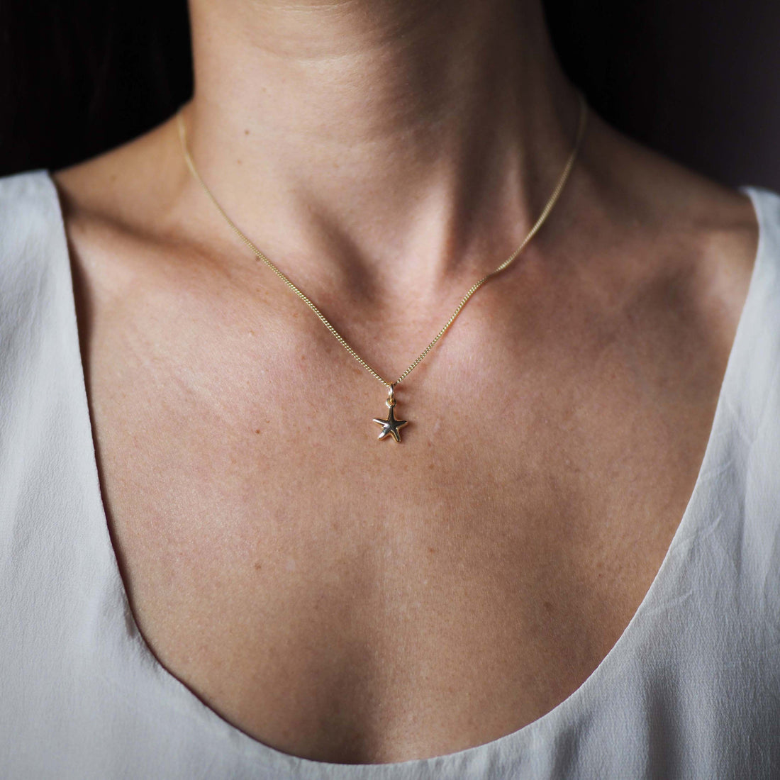 Starfish Necklace in Gold (Archive)