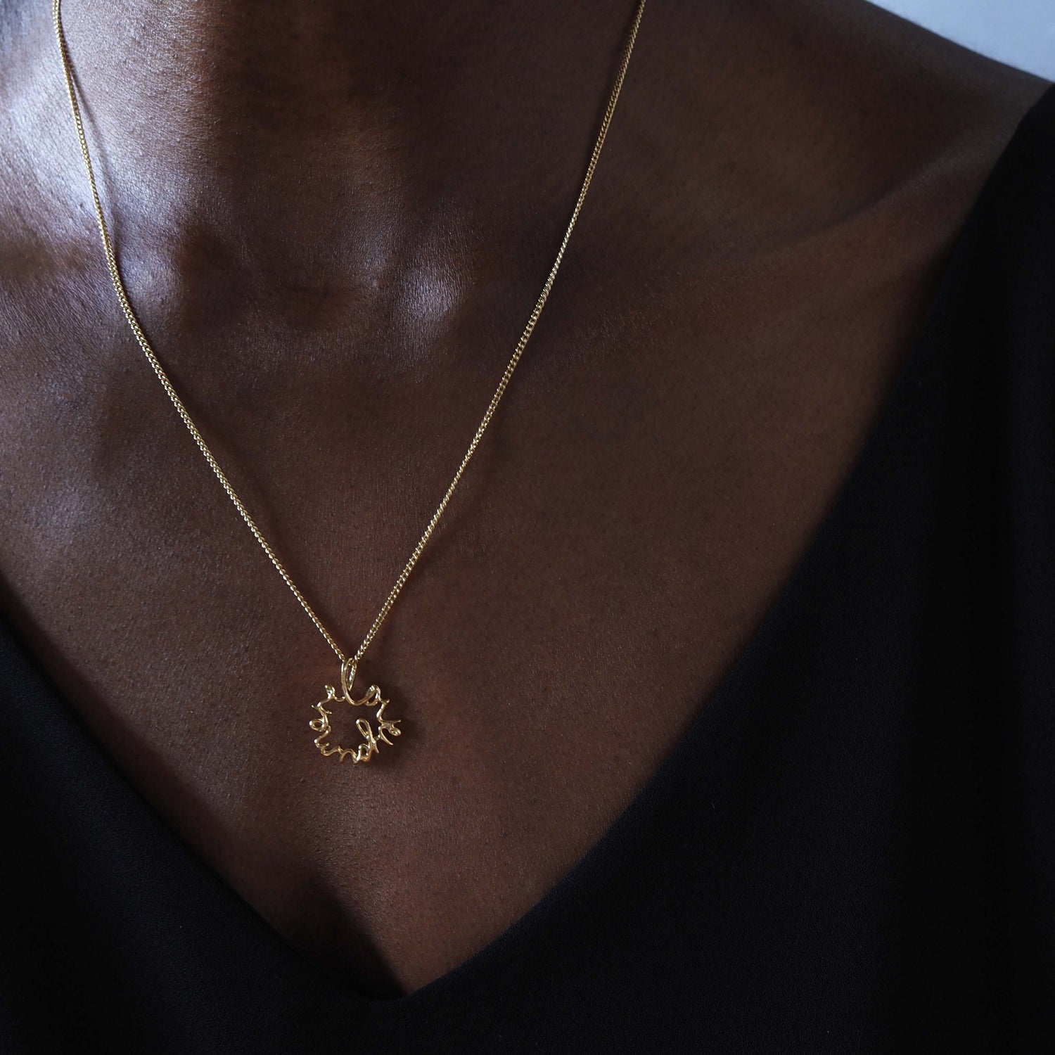 Love You More Necklace in 18ct Solid Gold, available in Yellow, White, and Rose Gold – Elegant and Personalised Jewellery Piece