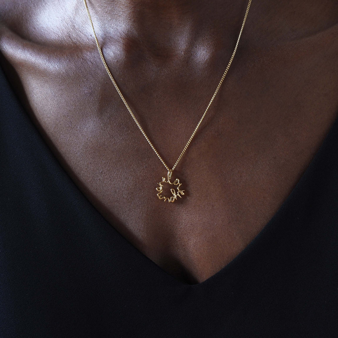Love You More Necklace in 18ct Solid Gold, available in Yellow, White, and Rose Gold – Elegant and Personalised Jewellery Piece