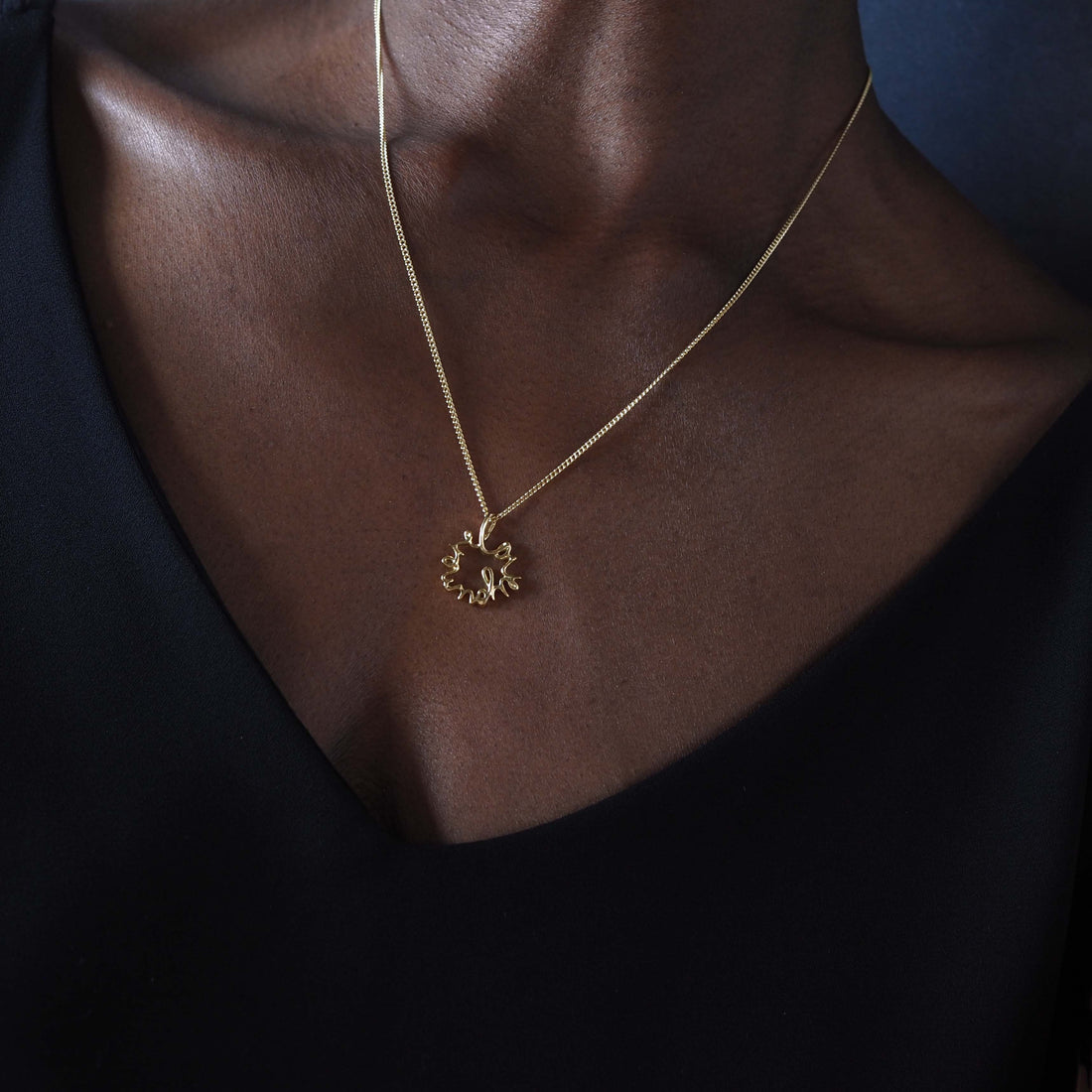 Love You More Necklace in 18ct Solid Gold, available in Yellow, White, and Rose Gold – Elegant and Personalised Jewellery Piece