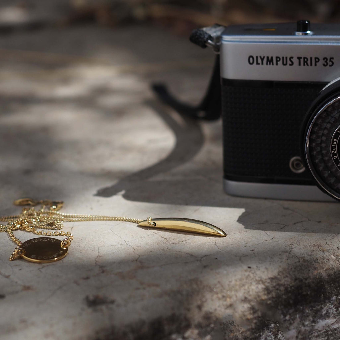Sterling silver straight bar necklace engraved with Forever Strong, handmade meaningful jewellery.