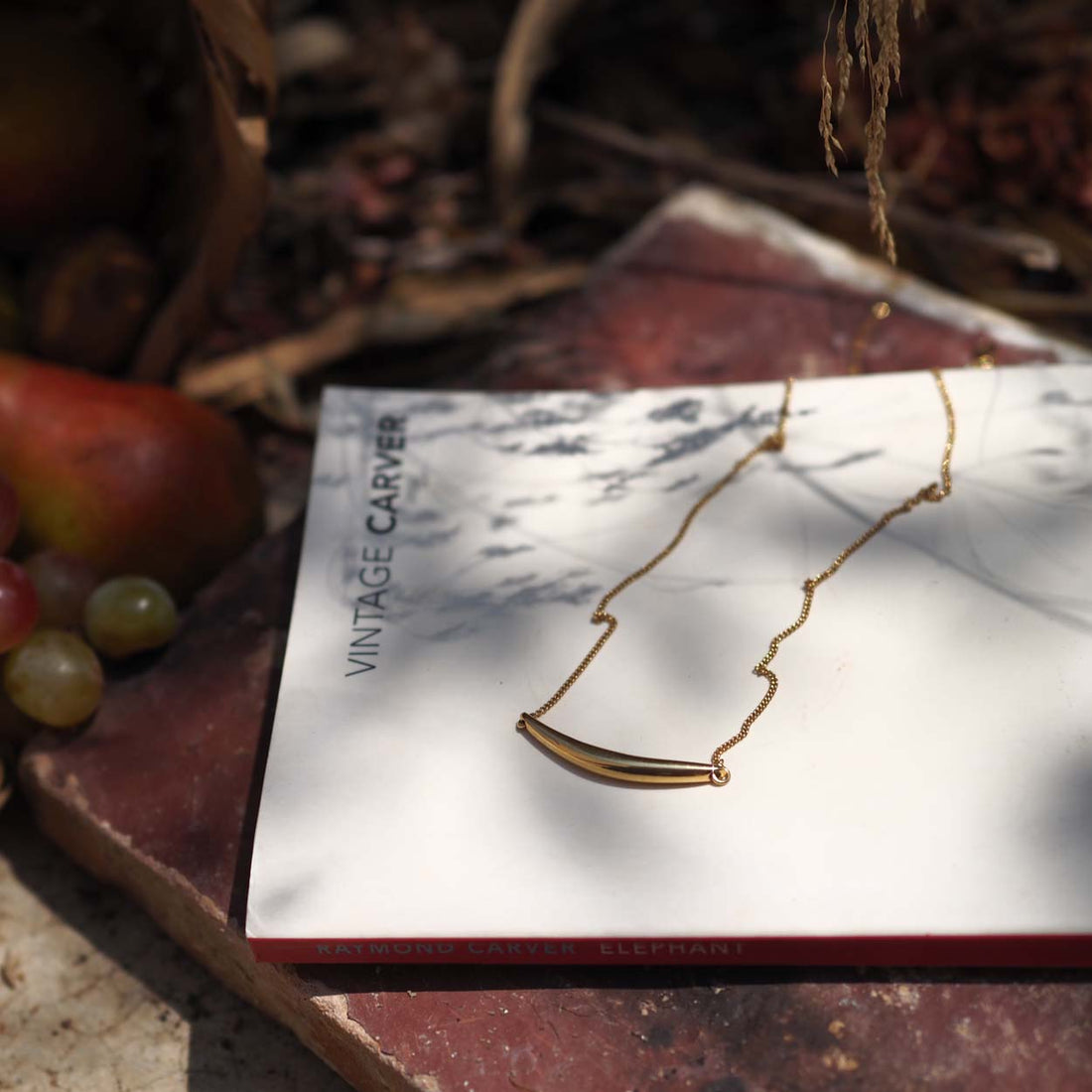 &quot;Forever Strong&quot; Curved Bar Necklace: Sculptural, elegant, symbolises inner strength and beauty. Suitable for any occasion