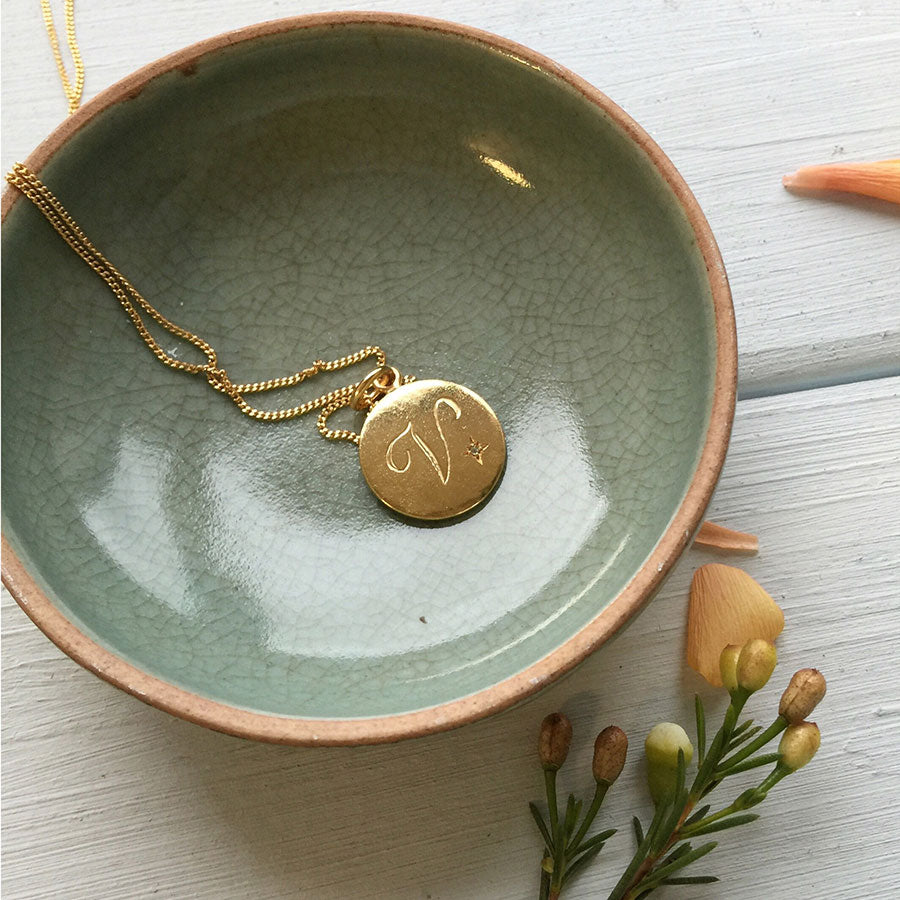 Alexandrite Necklace in Gold Vermeil