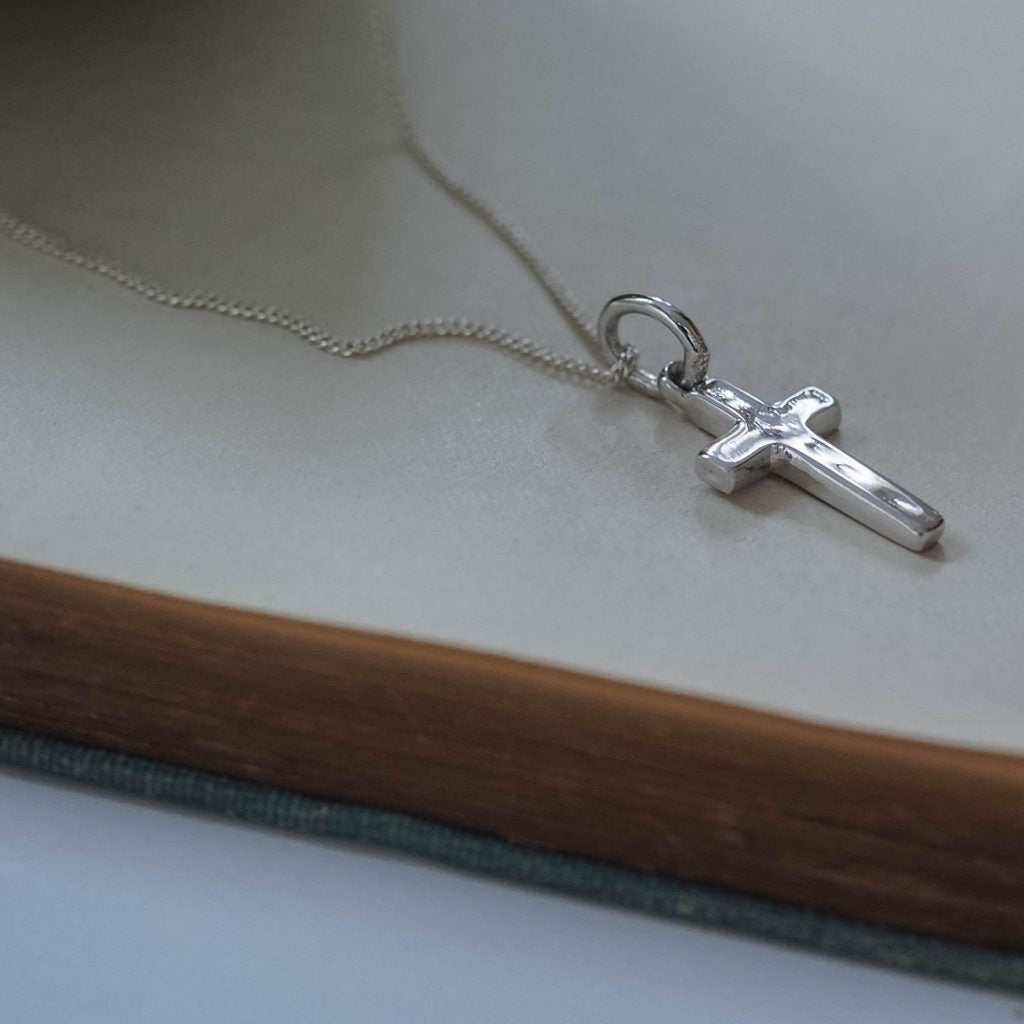Handcrafted Cross Necklace in Solid Ornate Design - A Symbol of Faith, Love, and Hope, Ideal Gift