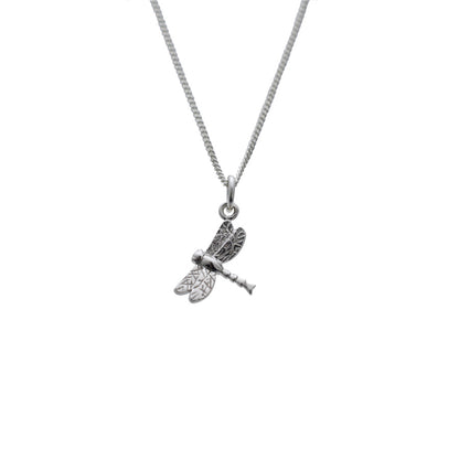 Dragonfly Necklace with hand-finished detailing, symbolising happiness, change, and personal growth. A beautiful accessory capturing the essence of living life to the fullest.