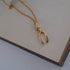 Wishbone Necklace Gold Vermeil by Bianca Jones Jewellery